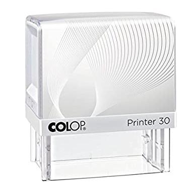 Colop Printer 30 G7 18X47Mm Blanco/Azul No Incluye Placa De Texto Personalizada