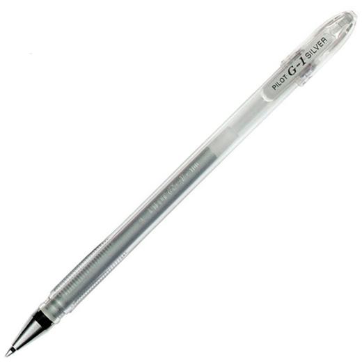 Pilot Roller Tinta Gel G-1 0.7Mm Plata