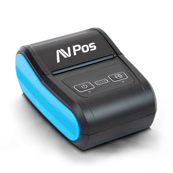 Avpos Impresora Termica Portatil De Tickets Mp580R - 58Mm - Velocidad 90 Mm/S - Bt Y Usb-C - Color Negro