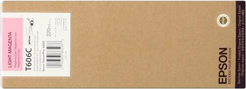 Epson T606C Magenta Light Cartucho De Tinta Original - C13T606C00