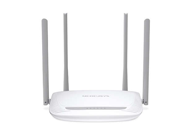 Mercusys Router Inalambrico N 300Mbps - 4 Puertos 10/100Mbps - 4 Antenas 5Dbi - Tecnologia 2X2 Mimo - Hasta 500M2 Cobertura Wifi