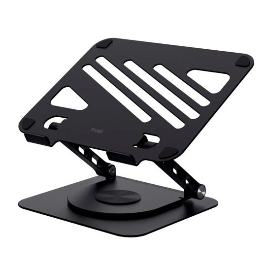 Trust Soporte Para Portatil Zeff Plegable Giratorio 16" Negro