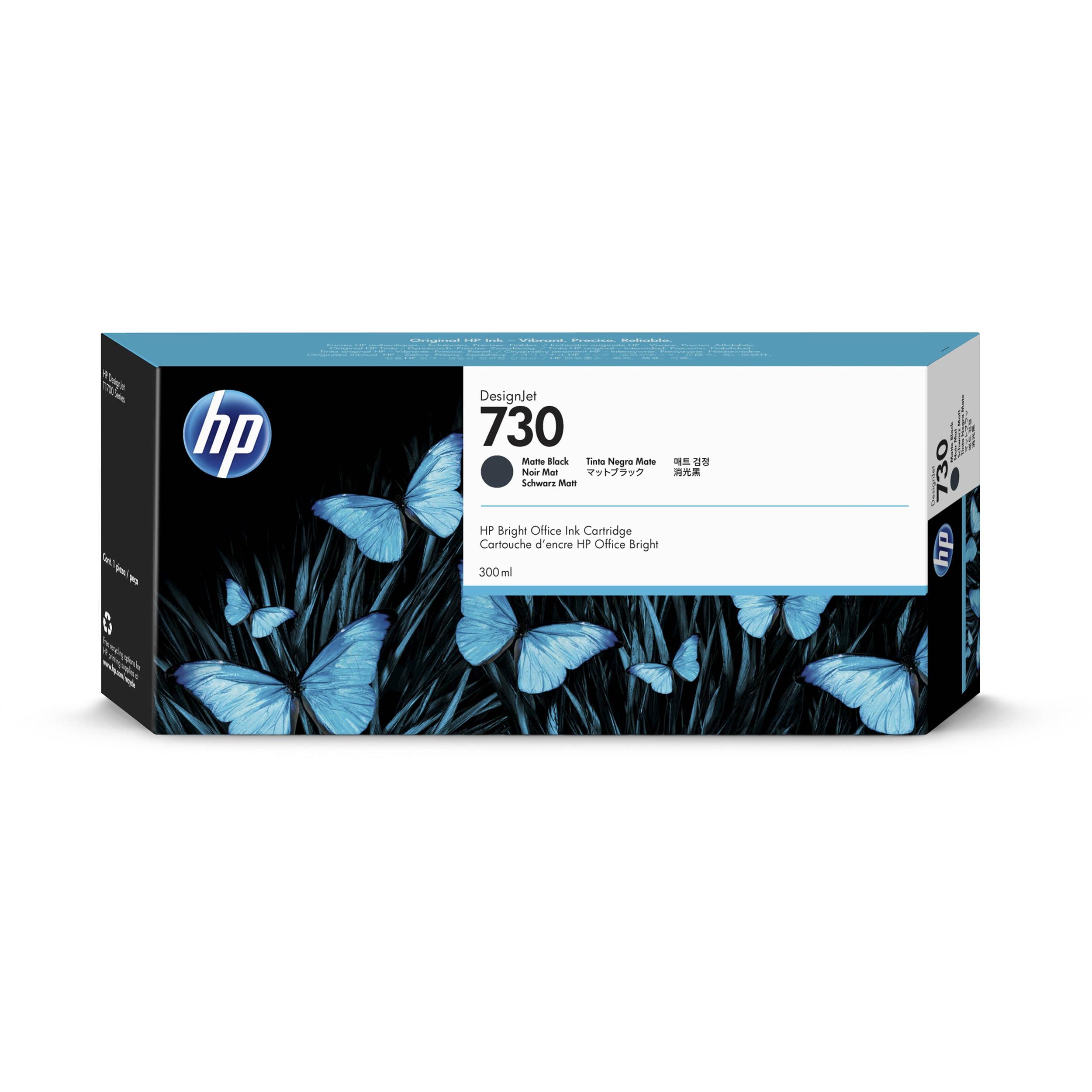 Hp Tinta Negro Mate Designjet T1700 Series - Nº 730 *Alta Capacidad*