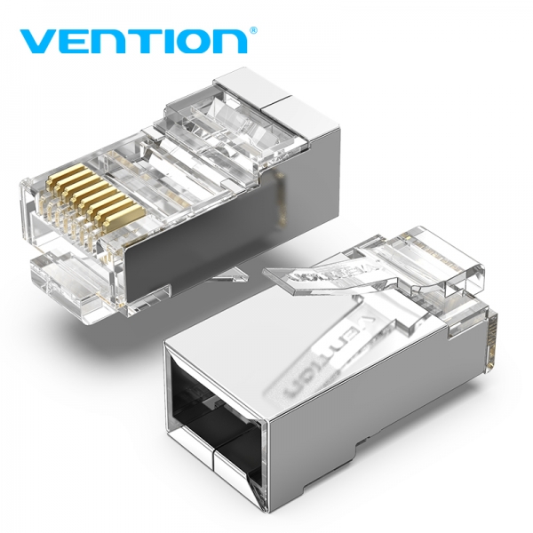 Vention Pack De 100 Conectores De Red Ftp Rj45 Cat.6