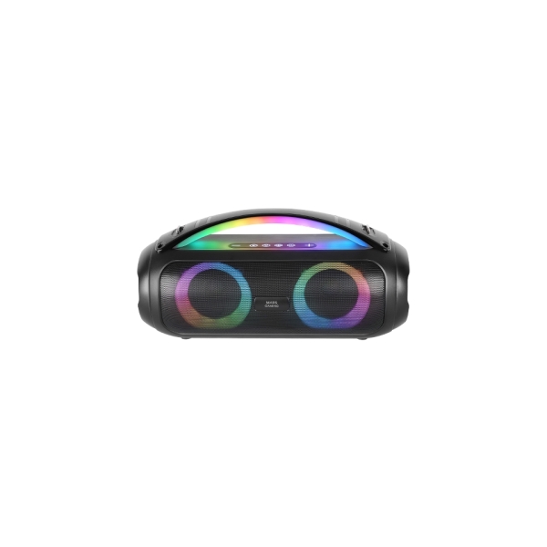 Mars Gaming Ms-Pulse Altavoz Bluetooth De 50W - Luces Rgb - Bateria De 5000Mah - Microfono Integrado - Color Negro