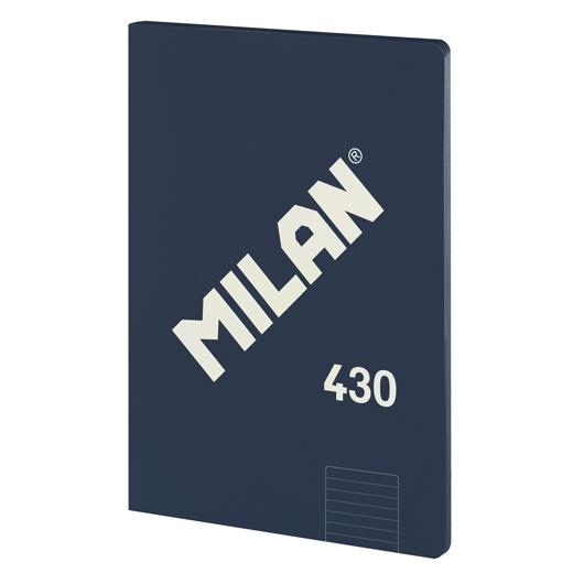 Milan Libreta Encolada A4 48H Papel 95Gr 1 Línea 7Mm Serie 1918 Azul
