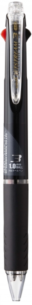 Uni-Ball Jetstream Sxe3-400-10 Boligrafo Multiple - Punta De Bola 1Mm - Tinta Resistente Al Agua Y Luz - Secado Instantaneo - Ideal Para Zurdos - Color Negro