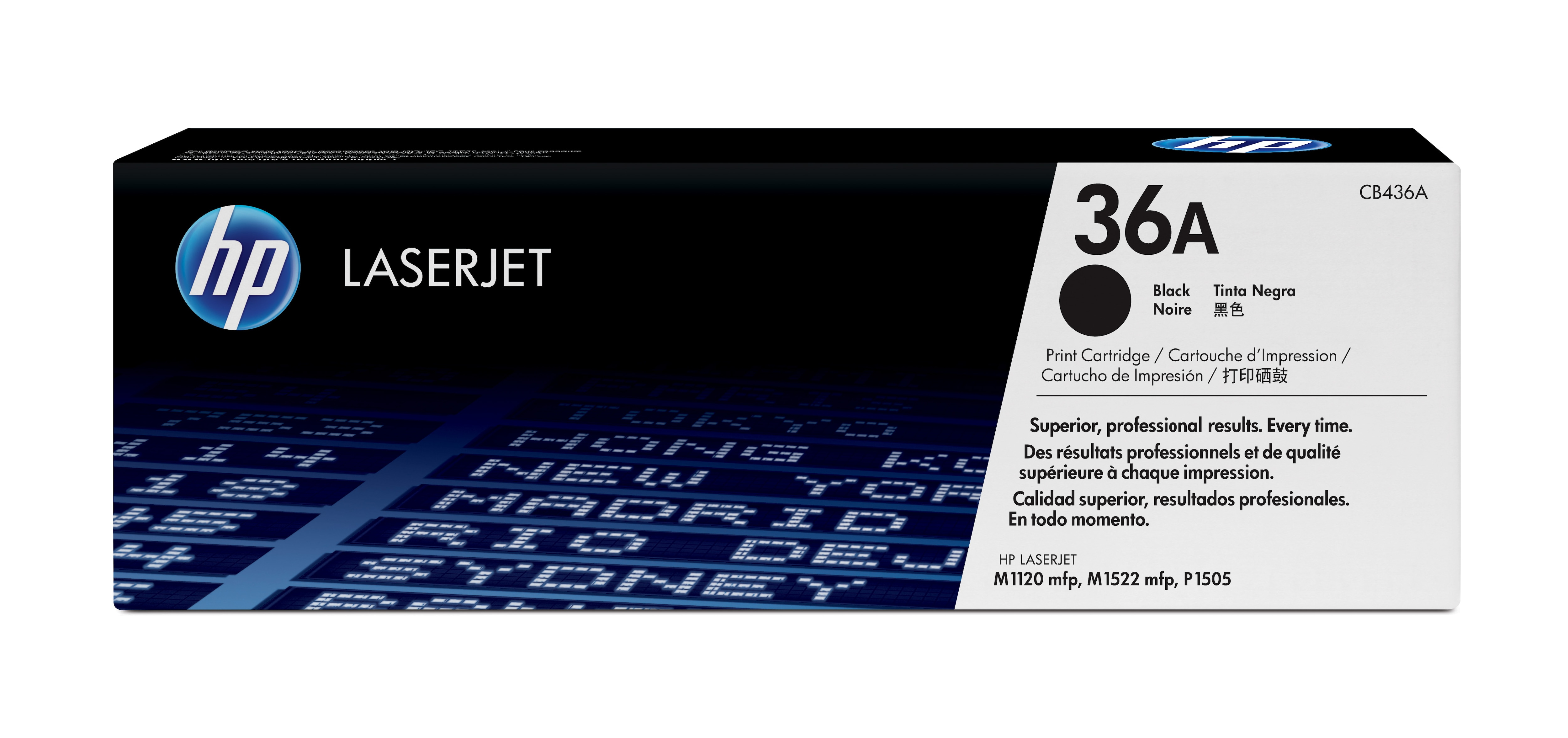 Hp Toner Negro Laserjet P1505/M1522/M1120 - 36 A
