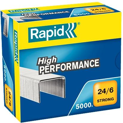 Rapid Grapas Strong 24/6 Galvanizada Caja De 5000
