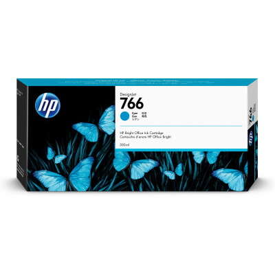 Hp 766 Cyan Cartucho De Tinta Original - P2V89A