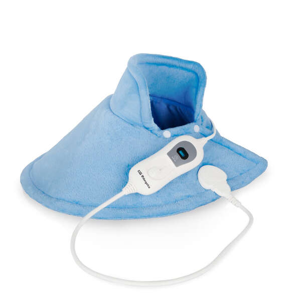 Orbegozo Ahc 4200 Manta Electrica Cervical Relax - Diseño Exclusivo Para Cervicales - 6 Niveles De Potencia - Apagado Automatico - Funda Lavable - Portatil Y Compacta