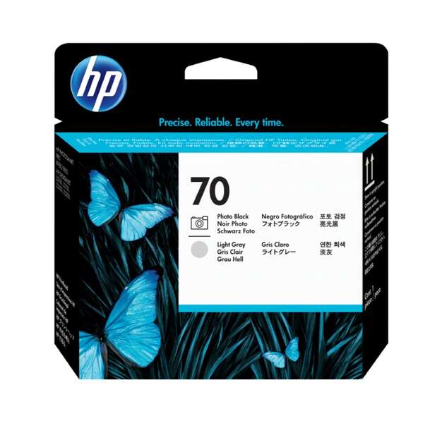 Hp 70 Negro Photo/Gris Claro Cabezal De Impresion Original - C9407A