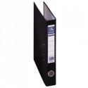 Dohe Archivador Palanca Archicolor Folio Lomo Estrecho Rado Cartón Forrado Pp Negro