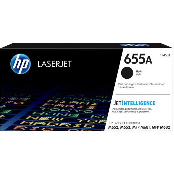 Hp Cf450A Negro Cartucho De Toner Original - 655A