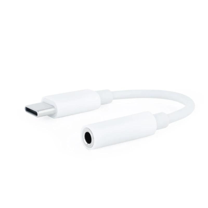 Nanocable Adaptador Audio Usb-C-M A Jack-H, Blanco