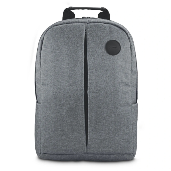 Hama Genua Mochila Para Portatiles Hasta 15.6" - Capacidad 14L - Poliester - Interior Acolchado - Bolsillo Frontal - 35X46X9Cm - Color Gris