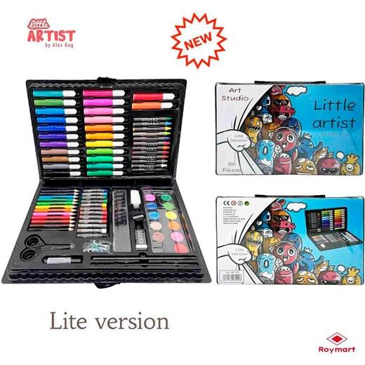 Alex Bog Set Art Studio Little Artist 86 Piezas Plastic Box C/Surtidos