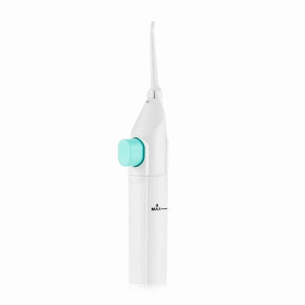 Innovagoods Wothident Irrigador Dental - Capacidad 35Ml - Ergonomico - Polipropileno - 3X4.5X21.5Cm - Color Azul Y Blanco