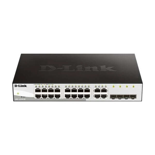 D-Link Switch Semigestionable 16 Puertos Gigabit + 4 Puertos Sfp Combo