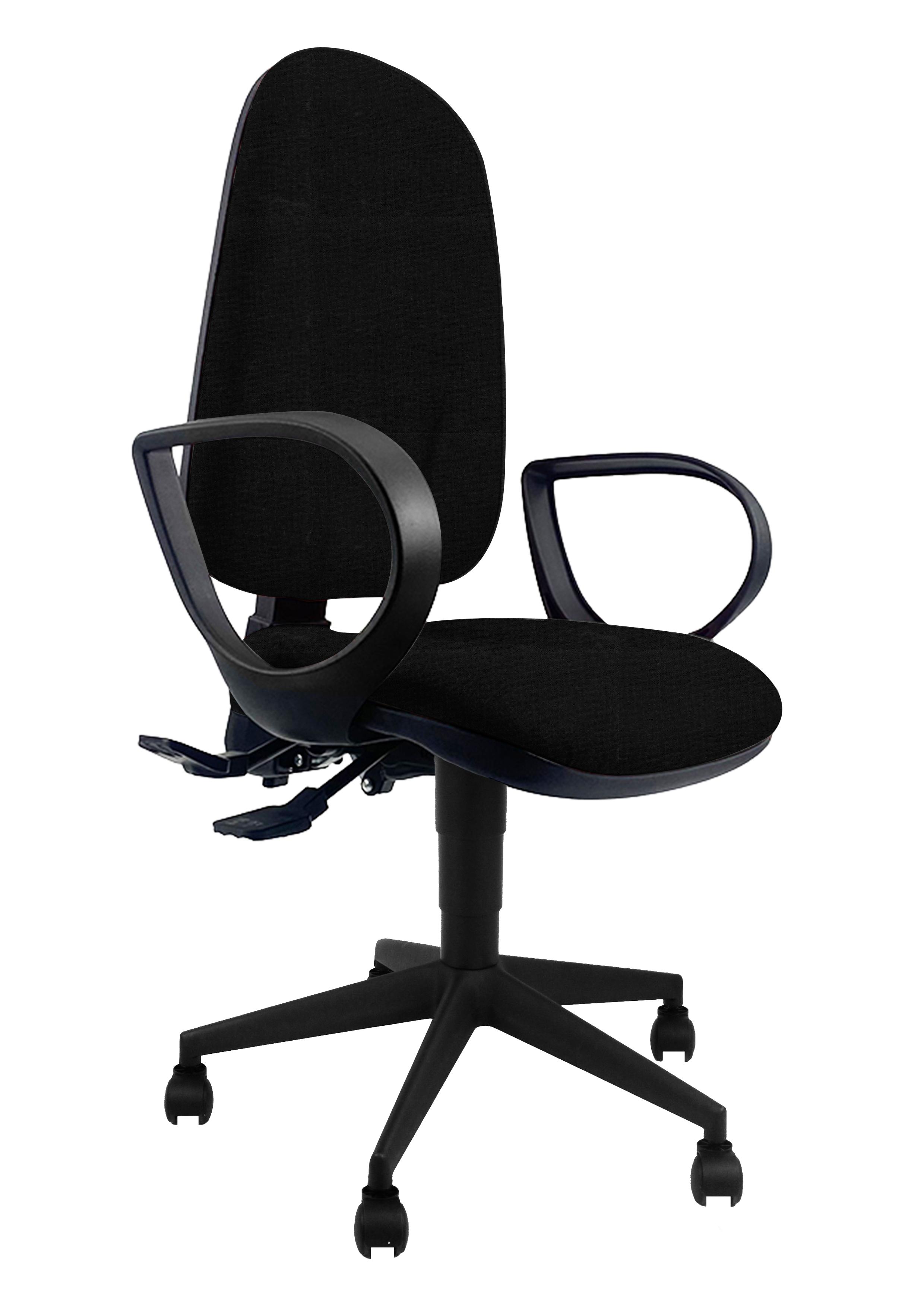 Unisit Silla Administrativa Cp Team Negra Reposabrazos Fijos