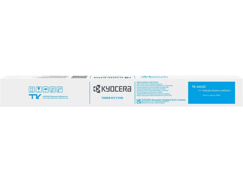 Kyocera Tk8455 Cyan Cartucho De Toner Original - 1T0C2Mcnl0/Tk8455C