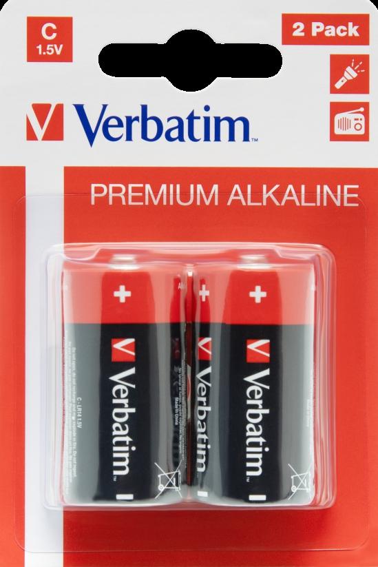 Verbatim Pilas Alcalinas C - Lr14 - Pack 2 Uds