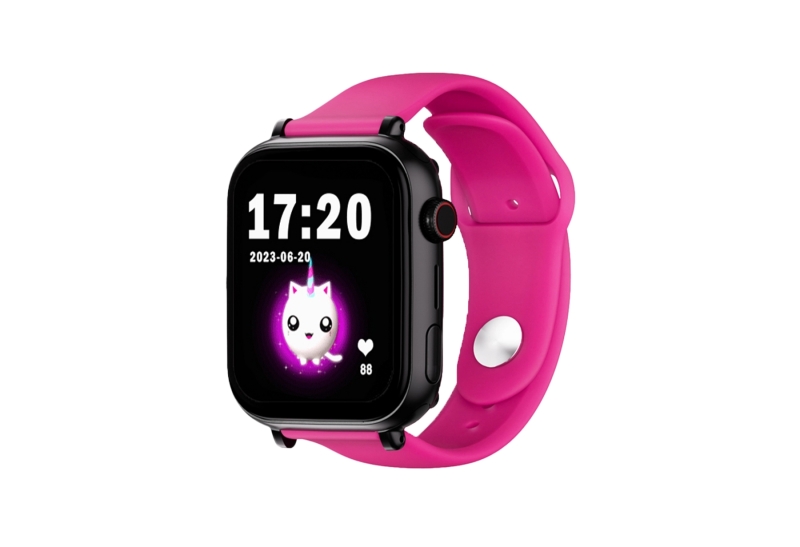Savefamily Reloj Inteligente Smartwatch Infantil Savewatch Plus Con Gps Y Llamada - Ip67 - Boton Sos - Carcasa Negra - Correa Silicona Lollipop