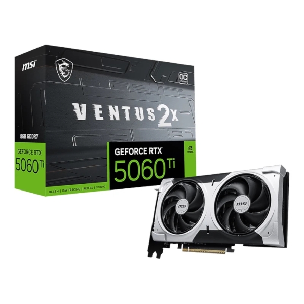 MSI GeForce RTX 5060 TI 8G VENTUS 2X OC PLUS NVIDIA 8 GB GDDR7