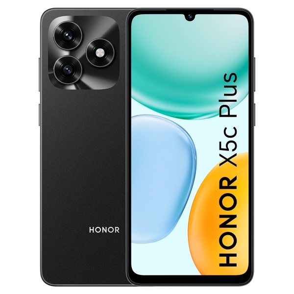 Honor X5C Plus Smartphone Pantalla 6.74" - 4+4Gb - 256Gb - Camara Principal 50Mp - Bateria 5260Mah - Supercharge 15W - Color Negro