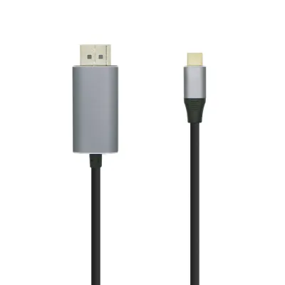 Aisens Cable Conversor Usb-C A Displayport 4K@60Hz, Usb-C/M-Dp/M, Negro, 1.8M