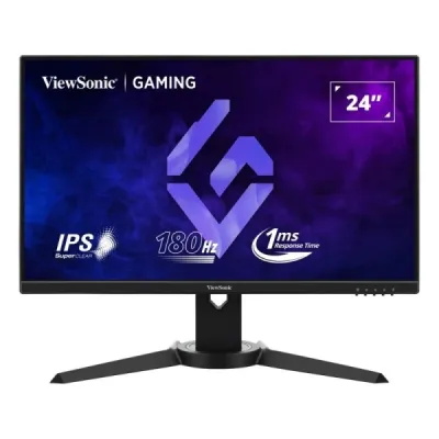 Viewsonic Vx2479J-Hd-Pro Monitor 23.8" Led Ips Fullhd Hdr - 180Hz - Respuesta 1Ms - 16:9 - Ajustable En Altura, Giratorio E Inclinable - Hdmi, Displayport - Color Negro