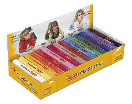 Jovi Plastilina Pastilla 150Gr Colores Surtidos Caja Expositora 15 Ud
