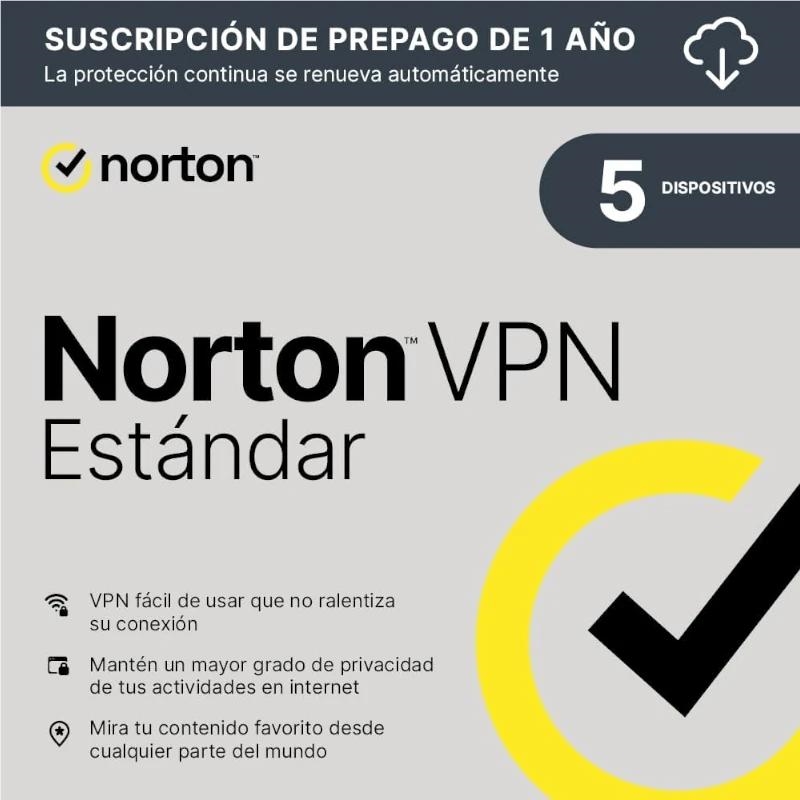 Norton Vpn Standard 5L/1A