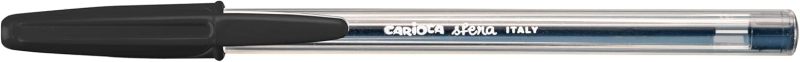 Carioca Sfera Boligrafos - Punta Ø 1Mm - Escritura Super Deslizante - Fabricado Con 90% De Plastico Reciclado - Color Negro