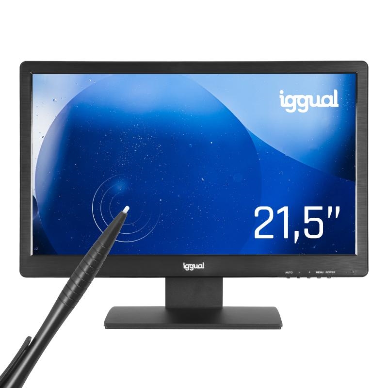 Iggual Monitor Táctil Resistivo 21,5" 16:9 Fhd