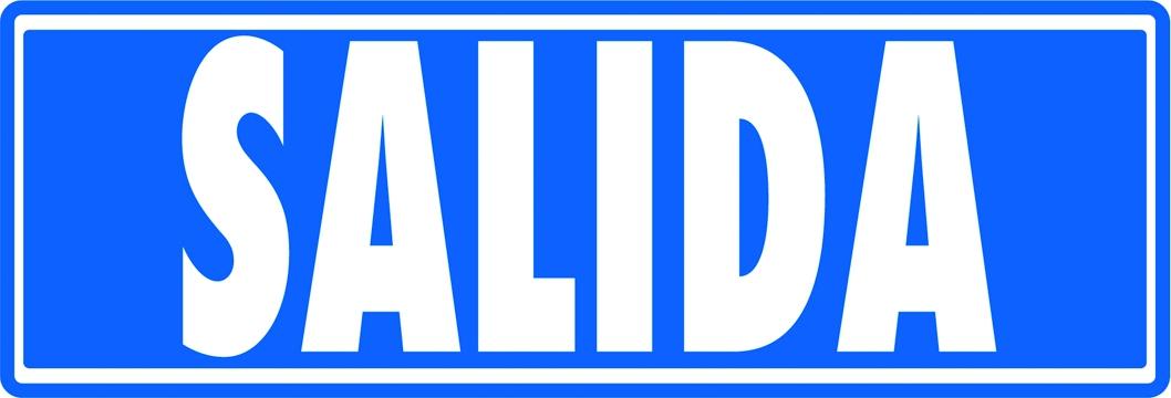 Archivo 2000 Señal "Salida (Sin Indicador)" 175X65 Pvc Gris