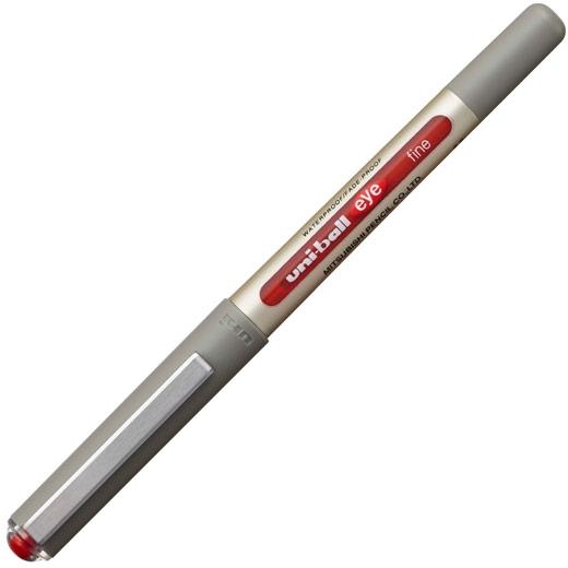 Uniball Rollerball Eye Fine Ub-157E 0.7Mm Rojo Caja 12 Ud