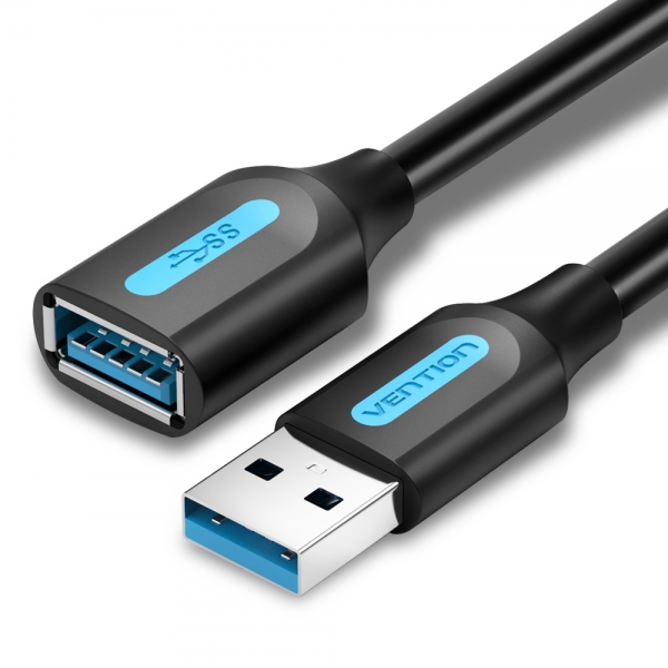 Vention Cable Extension Usb 3.0 A Macho A A Hembra - 1.5M - Color Negro