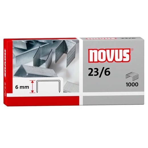 Novus Grapas 23/6 Para Grapadoras De Gruesos Caja 1000 Ud
