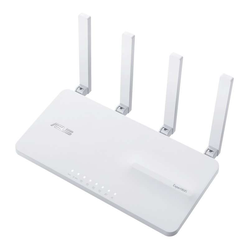 Asus Expertwifi Ebr63 Router Ax3000 Wifi 6 Dual Band - 4 Puertos Rj45 Lan - 4 Antenas Externas