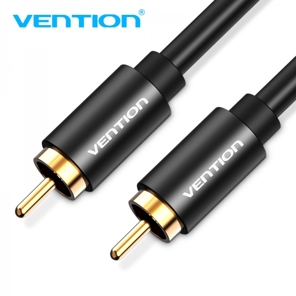 Vention Cable Estereo Rca Macho A Rca Macho - 2M - Color Negro