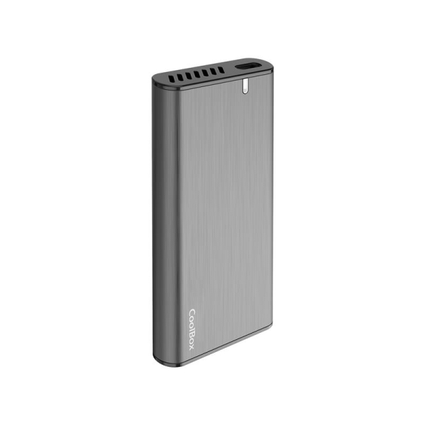 Coolbox Minichase Ns31 Carcasa Externa Ssd M.2 Nvme/Sata - Usb-C 3.2 Gen2 - Aluminio - Color Gris