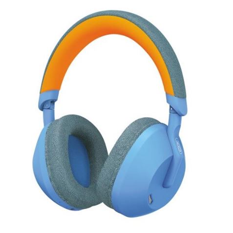 Xo Be49 Auriculares Bluetooth 5.3 - Diadema Y Almohadillas Confort En Tela - Microfono Integrado - Color Azul