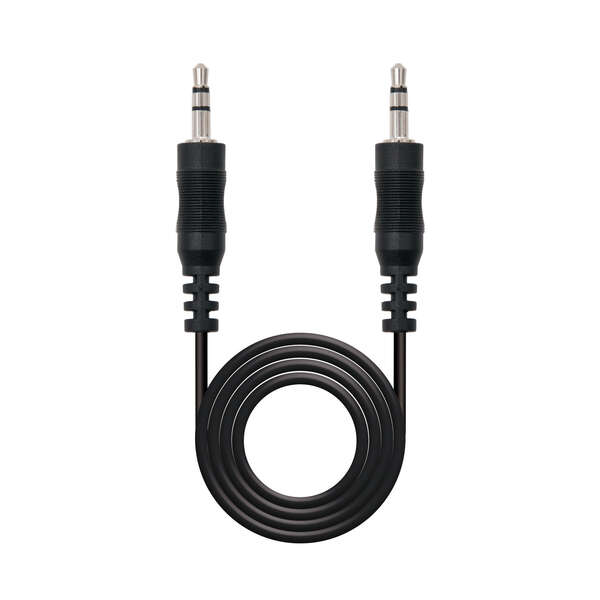 Nanocable Cable Audio Estereo Jack 3.5Mm Macho A Jack 3.5Mm Macho 20M - Color Negro