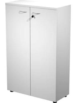 Artexport Armario Medio Presto Con Puertas 2 Estantes 22Mm Regulables Con Trasera Blanco