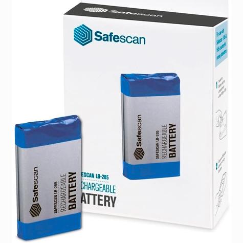 Safescan Batería Recargable Lb-205 Para Contadoras De Dinero Modelos 6165, 6175 Y 6185