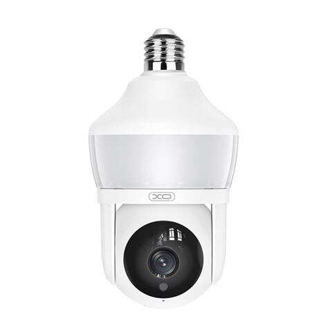 Xo Camara De Seguridad Wifi 3Mpx - Deteccion De Movimiento 0-12M - Vision Nocturna - Intercomunicador Bidireccional - Grabacion En Bucle - Rotacion 355º - Soporta Microsd 128Gb - Color Blanco