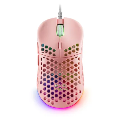 Mars Gaming Mouse Mm55P Hive Pink Rgb 12800Dpi