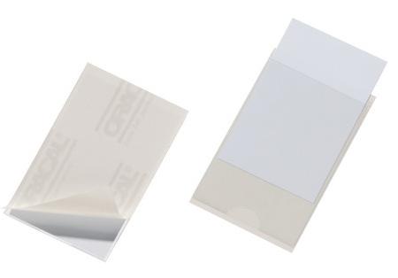 Durable Pocketfix Bolsa De 10 Fundas Autoadhesivas 90X57Mm Pvc Transparente -10U-