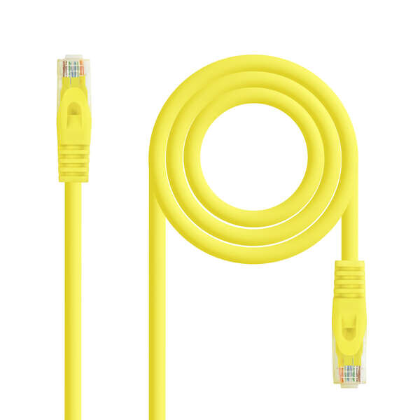 Nanocable Cable De Red Latiguillo Rj45 Lszh Cat.6A Utp Awg24 3M - Color Amarillo